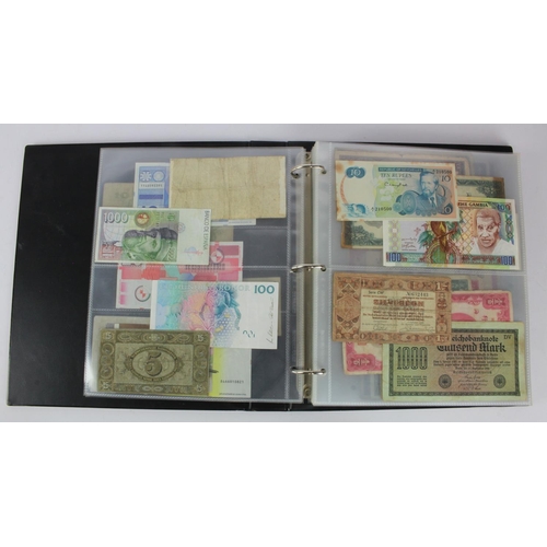 949 - World (137), collection in album including East Africa 10 Shillings 1950, Belgium 2 Francs 1918, Net... 