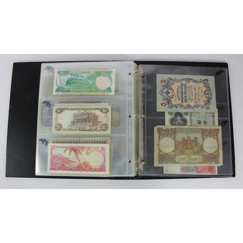 949 - World (137), collection in album including East Africa 10 Shillings 1950, Belgium 2 Francs 1918, Net... 