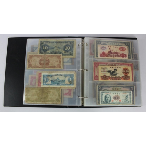 949 - World (137), collection in album including East Africa 10 Shillings 1950, Belgium 2 Francs 1918, Net... 