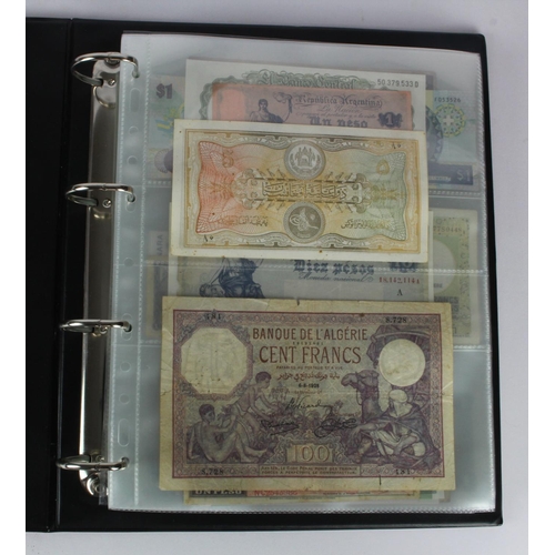 950 - World (140), an interesting world collection in an album, including Argentina 1 Peso 1897, Greece 5 ... 