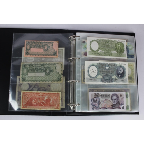 950 - World (140), an interesting world collection in an album, including Argentina 1 Peso 1897, Greece 5 ... 