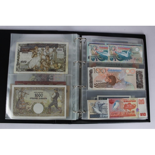 950 - World (140), an interesting world collection in an album, including Argentina 1 Peso 1897, Greece 5 ... 