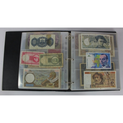 952 - World (146), collection in album including Mauritius 5 Rupees and 10 Rupees 1967, New Caledonia 5 Fr... 