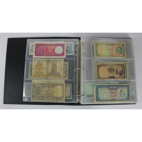 952 - World (146), collection in album including Mauritius 5 Rupees and 10 Rupees 1967, New Caledonia 5 Fr... 