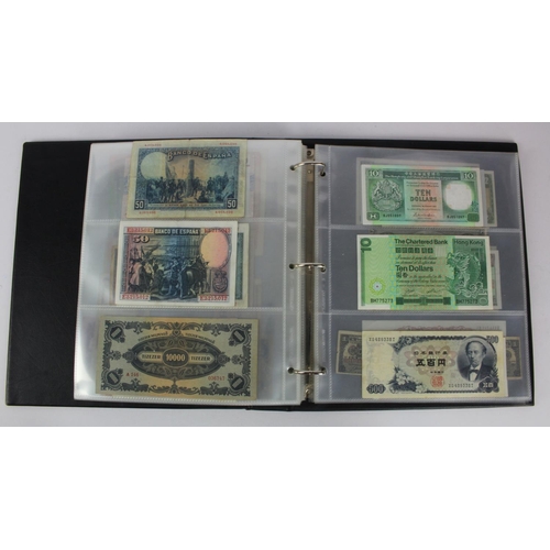 952 - World (146), collection in album including Mauritius 5 Rupees and 10 Rupees 1967, New Caledonia 5 Fr... 