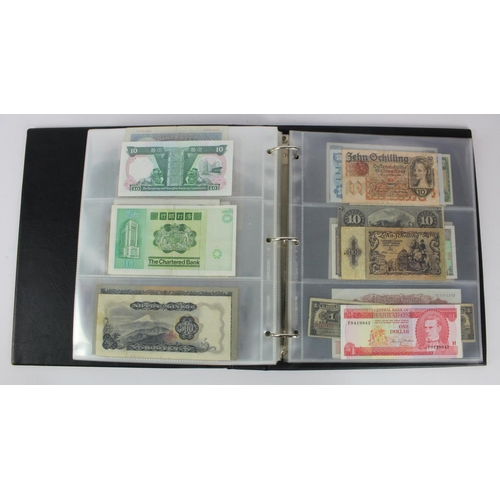 952 - World (146), collection in album including Mauritius 5 Rupees and 10 Rupees 1967, New Caledonia 5 Fr... 