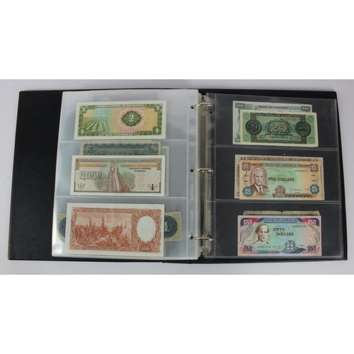 952 - World (146), collection in album including Mauritius 5 Rupees and 10 Rupees 1967, New Caledonia 5 Fr... 