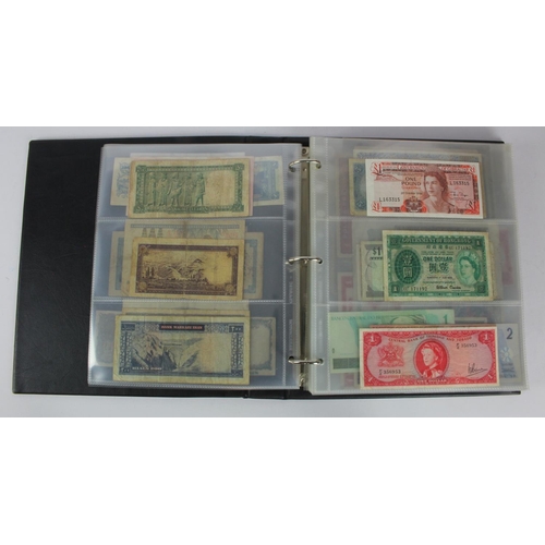 952 - World (146), collection in album including Mauritius 5 Rupees and 10 Rupees 1967, New Caledonia 5 Fr... 