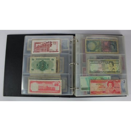 952 - World (146), collection in album including Mauritius 5 Rupees and 10 Rupees 1967, New Caledonia 5 Fr... 