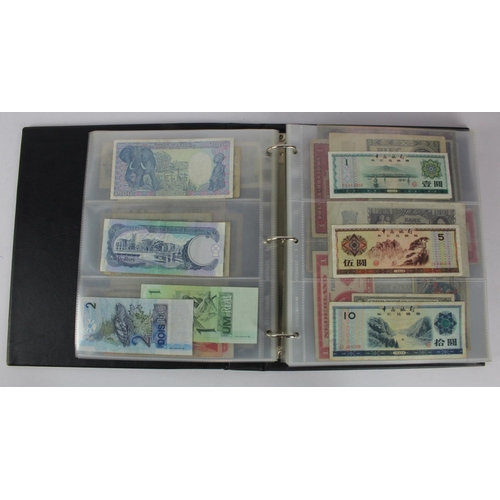 952 - World (146), collection in album including Mauritius 5 Rupees and 10 Rupees 1967, New Caledonia 5 Fr... 