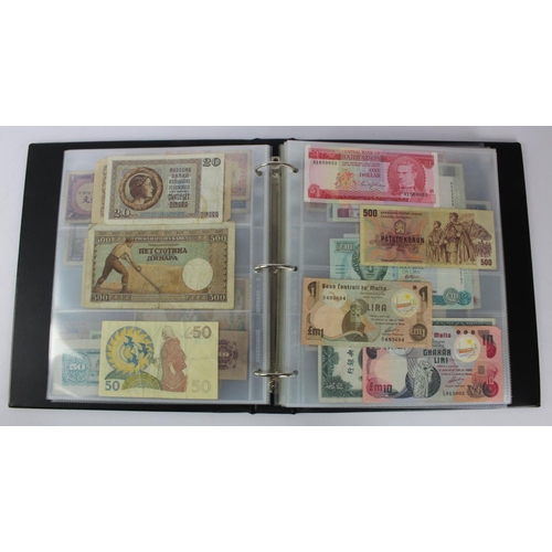 957 - World (163), collection in album including Netherlands 25 Gulden 1955, Lebanon 1 Livre 1939, French ... 