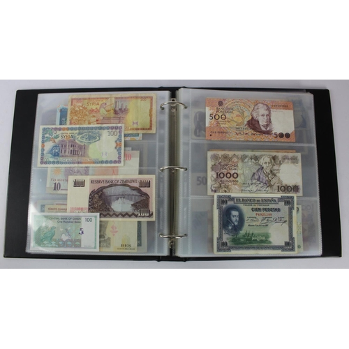 957 - World (163), collection in album including Netherlands 25 Gulden 1955, Lebanon 1 Livre 1939, French ... 