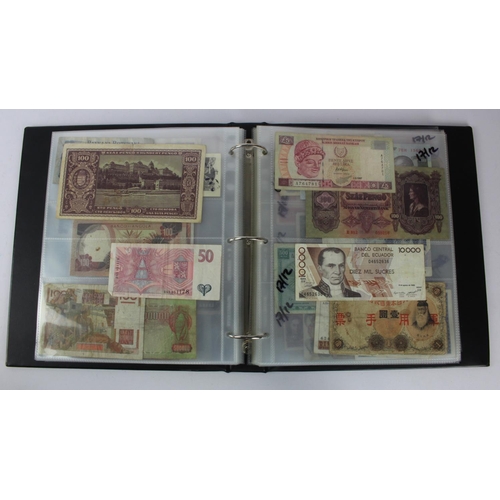 957 - World (163), collection in album including Netherlands 25 Gulden 1955, Lebanon 1 Livre 1939, French ... 