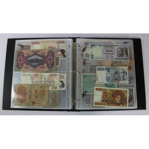 957 - World (163), collection in album including Netherlands 25 Gulden 1955, Lebanon 1 Livre 1939, French ... 