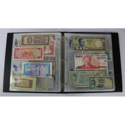 957 - World (163), collection in album including Netherlands 25 Gulden 1955, Lebanon 1 Livre 1939, French ... 