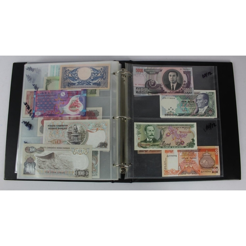 957 - World (163), collection in album including Netherlands 25 Gulden 1955, Lebanon 1 Livre 1939, French ... 