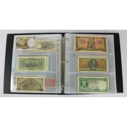 961 - World (192), collection in album including Belgian Congo 20 Francs 1957 and 100 Francs 1954, Falklan... 