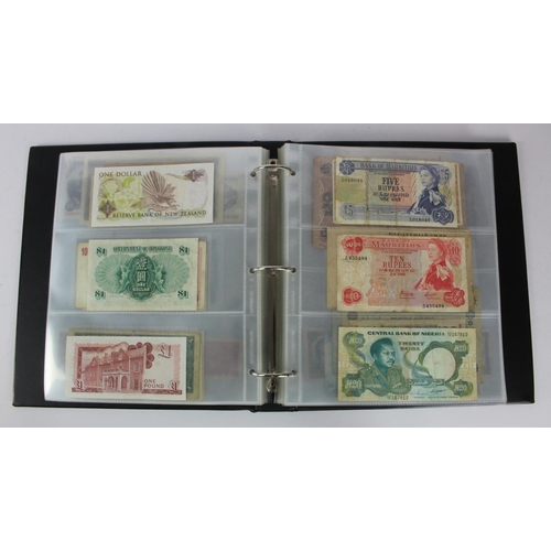 961 - World (192), collection in album including Belgian Congo 20 Francs 1957 and 100 Francs 1954, Falklan... 