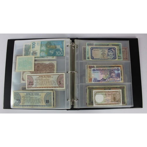 961 - World (192), collection in album including Belgian Congo 20 Francs 1957 and 100 Francs 1954, Falklan... 