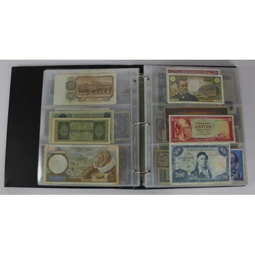 964 - World (204), collection inalbum including Guatemala 1 Peso 1899, Ceylon 10 Cents 1942, Gambia 10 Shi... 