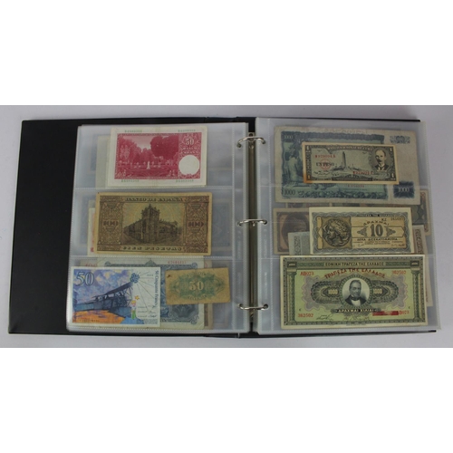 964 - World (204), collection inalbum including Guatemala 1 Peso 1899, Ceylon 10 Cents 1942, Gambia 10 Shi... 