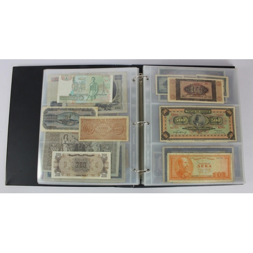 964 - World (204), collection inalbum including Guatemala 1 Peso 1899, Ceylon 10 Cents 1942, Gambia 10 Shi... 