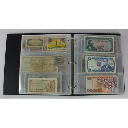 964 - World (204), collection inalbum including Guatemala 1 Peso 1899, Ceylon 10 Cents 1942, Gambia 10 Shi... 