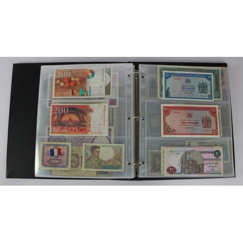 964 - World (204), collection inalbum including Guatemala 1 Peso 1899, Ceylon 10 Cents 1942, Gambia 10 Shi... 