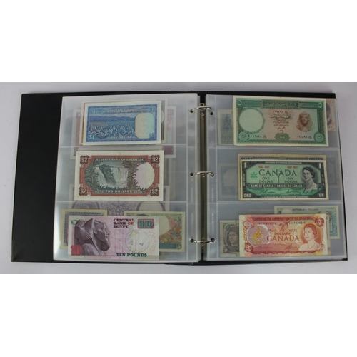 964 - World (204), collection inalbum including Guatemala 1 Peso 1899, Ceylon 10 Cents 1942, Gambia 10 Shi... 