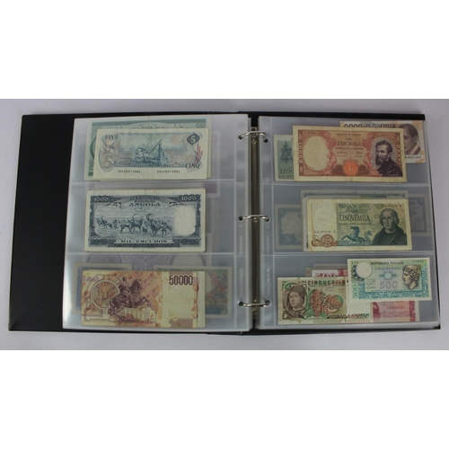 964 - World (204), collection inalbum including Guatemala 1 Peso 1899, Ceylon 10 Cents 1942, Gambia 10 Shi... 