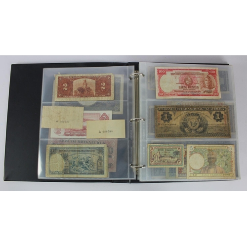 964 - World (204), collection inalbum including Guatemala 1 Peso 1899, Ceylon 10 Cents 1942, Gambia 10 Shi... 