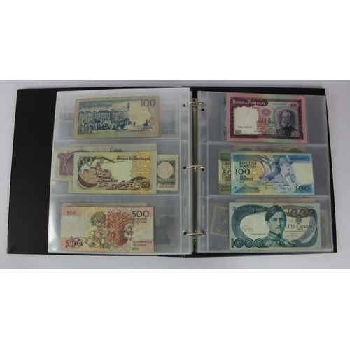 964 - World (204), collection inalbum including Guatemala 1 Peso 1899, Ceylon 10 Cents 1942, Gambia 10 Shi... 