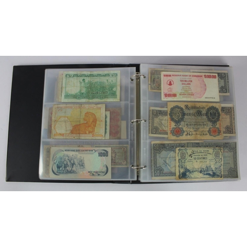 964 - World (204), collection inalbum including Guatemala 1 Peso 1899, Ceylon 10 Cents 1942, Gambia 10 Shi... 