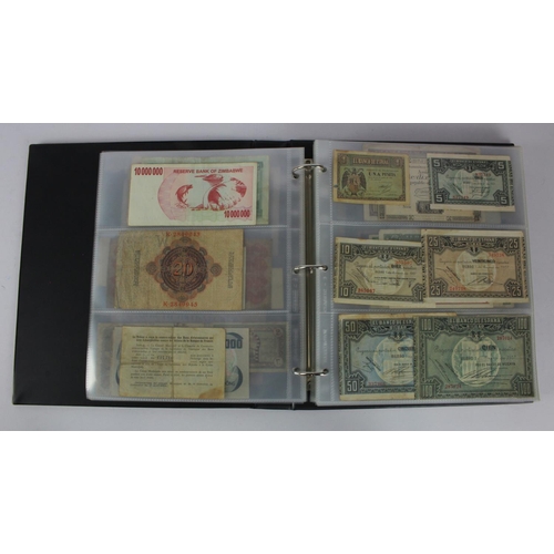 964 - World (204), collection inalbum including Guatemala 1 Peso 1899, Ceylon 10 Cents 1942, Gambia 10 Shi... 