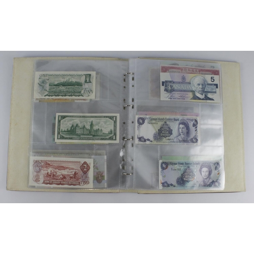 965 - World (209), collection in 3 albums and a slip case, specimen notes, consecutive notes, replacement ... 