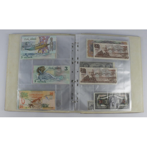 965 - World (209), collection in 3 albums and a slip case, specimen notes, consecutive notes, replacement ... 