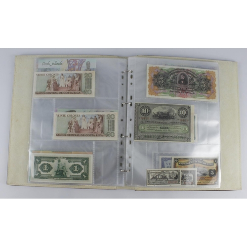 965 - World (209), collection in 3 albums and a slip case, specimen notes, consecutive notes, replacement ... 