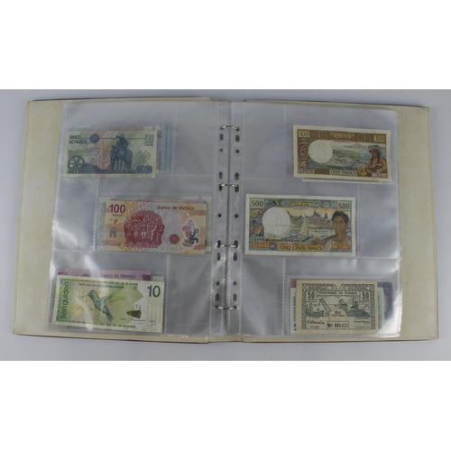 965 - World (209), collection in 3 albums and a slip case, specimen notes, consecutive notes, replacement ... 