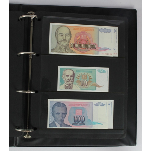 968 - World (245), collection in album with strength in Yugoslavia and Cuba, Yugoslavia group of notes fro... 