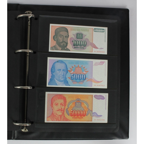 968 - World (245), collection in album with strength in Yugoslavia and Cuba, Yugoslavia group of notes fro... 