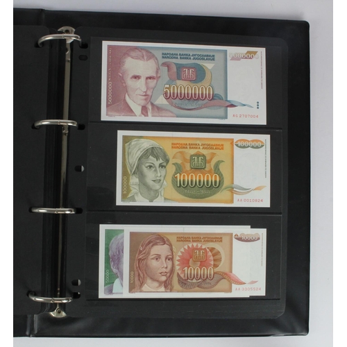 968 - World (245), collection in album with strength in Yugoslavia and Cuba, Yugoslavia group of notes fro... 