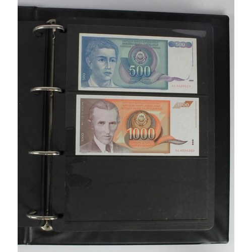 968 - World (245), collection in album with strength in Yugoslavia and Cuba, Yugoslavia group of notes fro... 