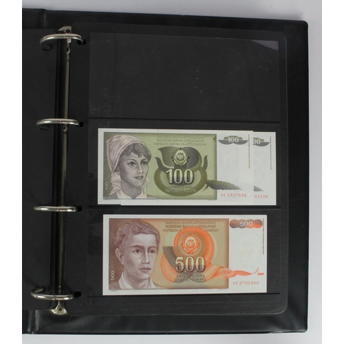 968 - World (245), collection in album with strength in Yugoslavia and Cuba, Yugoslavia group of notes fro... 