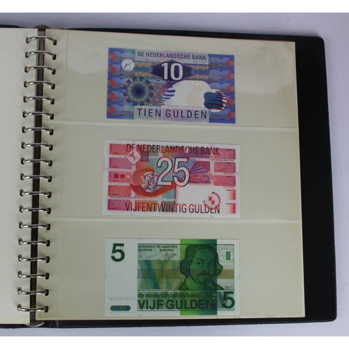 982 - World (62) in Lindner album, including East Caribbean 1 Dollar 1965, Belgium 1000 Francs 1980, Rwand... 