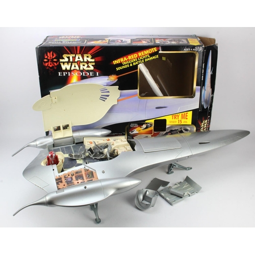 270 - Star Wars. Two boxed Star Wars vehicles, comprising Kenner Star Wars Power of the Force Electronic M... 