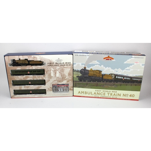 294 - Bachmann boxed OO gauge train set 'First World War, Ambulance Train no. 40, Special Commemorative Ed... 