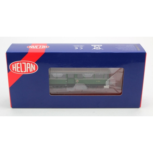 306 - Heljan boxed OO gauge locomotive 'AC Cars Railbus W79976 BR Light Green Livery with Speed Whiskers' ... 