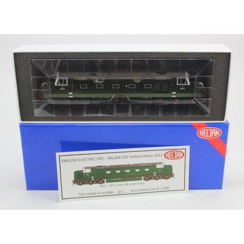 311 - Heljan boxed OO gauge locomotive 'English Electric DP2 Prototype in Later BR Green Livery' (40111), ... 