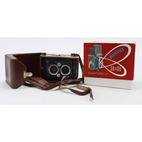 514 - Microflex MPP camera, comes with a group of accessories, leather case and original box