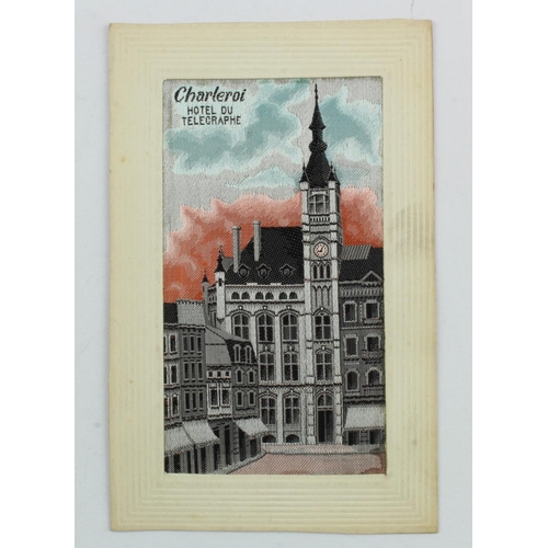 242 - Flames, Charleroi, Hotel du Telegraphe by Deffrene, rare   (1)